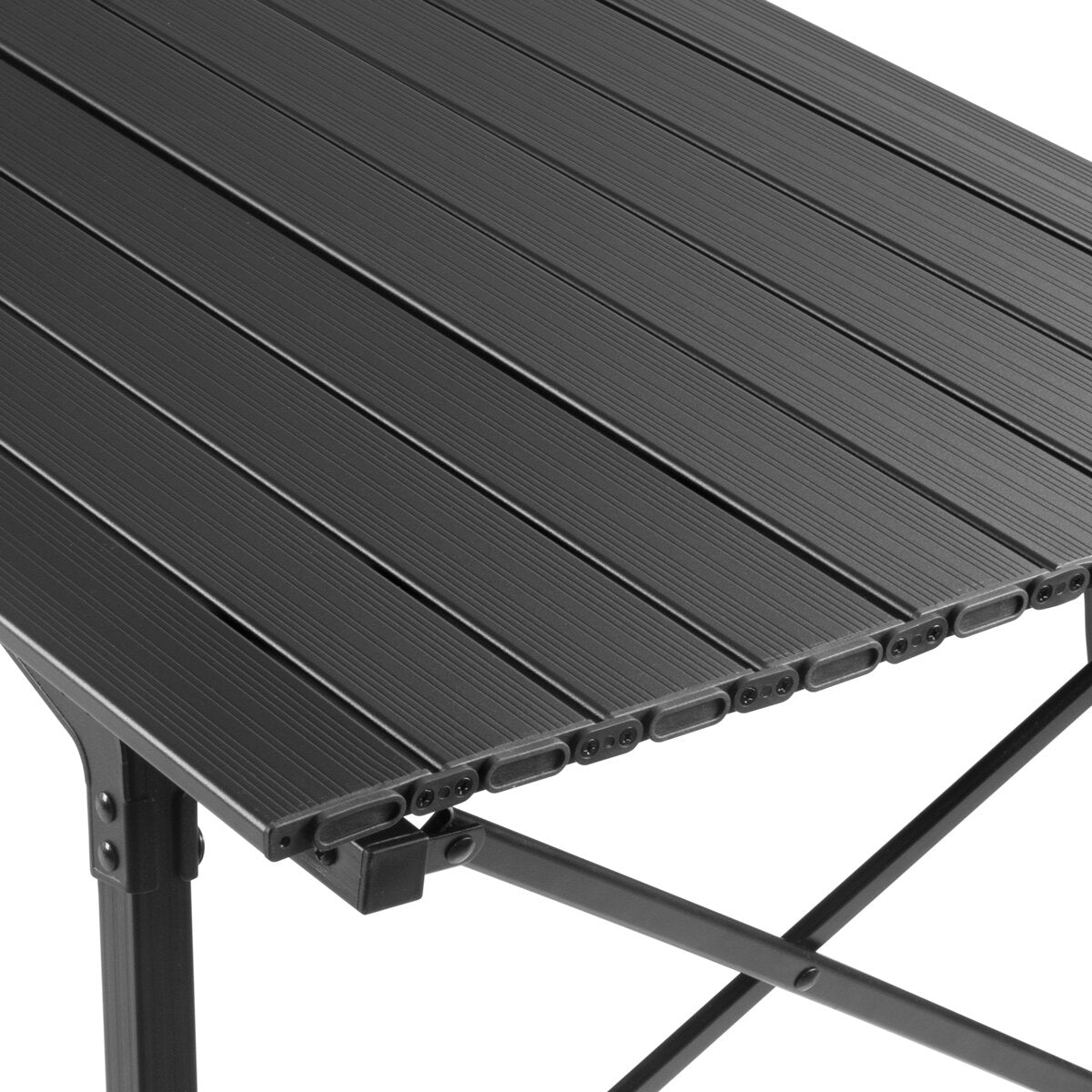 Steelworks Camping table CT-30 ST foldable and height-adjustable aluminum-folding table | Garden table | Beer table | Camping furniture | Folding table | Balcony | Terrace table including transport bag