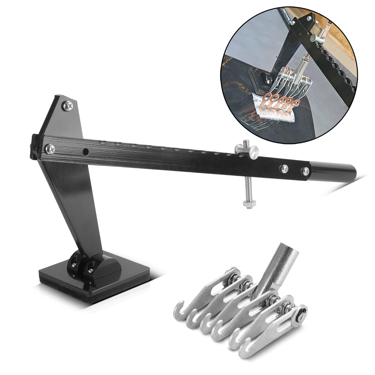 Steelworks dell puller set with outdoor claw and aluminum cellar puller | Smart Repair Accessories for Fleet Spotters | Dellenlifter Disprudence for the professional repair of car body