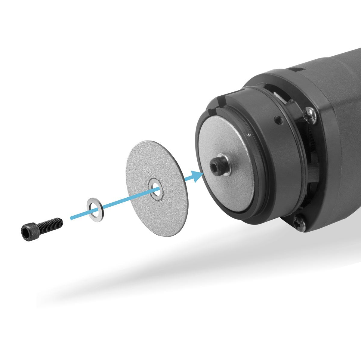 STAHLWERK Diamant-Schleifscheibe für Wolfram-Schleifgerät WS-28 ST und ATG-20 ST mit 36,8 mm Durchmesser für Wolframschleifer und Elektrodenschärfer mit 5 mm Werkzeugaufnahme