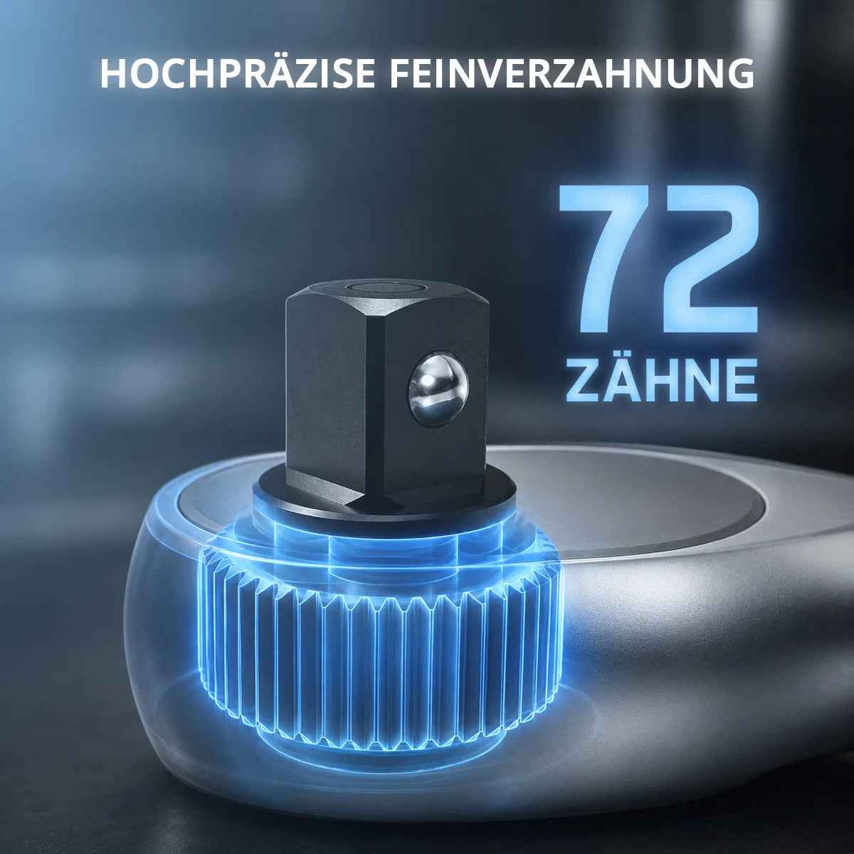 STAHLWERK Digitaler Drehmomentschlüssel 5-340 Nm 1/2"-Aufnahme | 72 Zähne | 560 mm | mit Eichzertifikat | Umschaltknarre | Ratschenschlüssel | Ratsche | LED-Anzeige und Transportbox