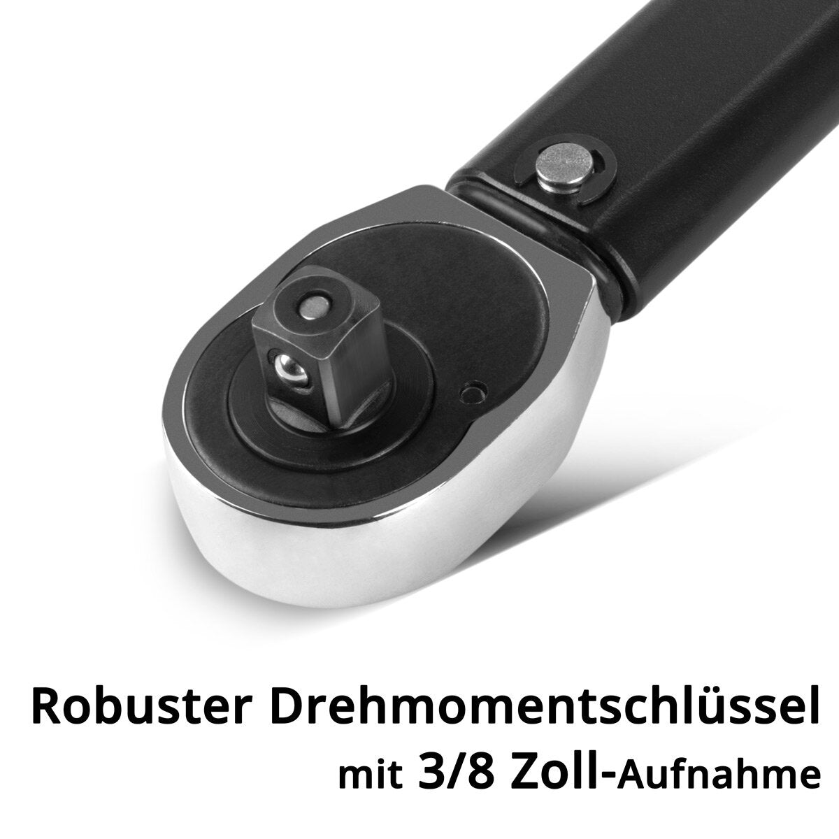 STAHLWERK Drehmomentschlüssel TW-140 ST 10-140 Nm 3/8“ Zoll Umschaltknarre | Ratschenschlüssel | Ratsche | Knarre mit Mikrometerskala