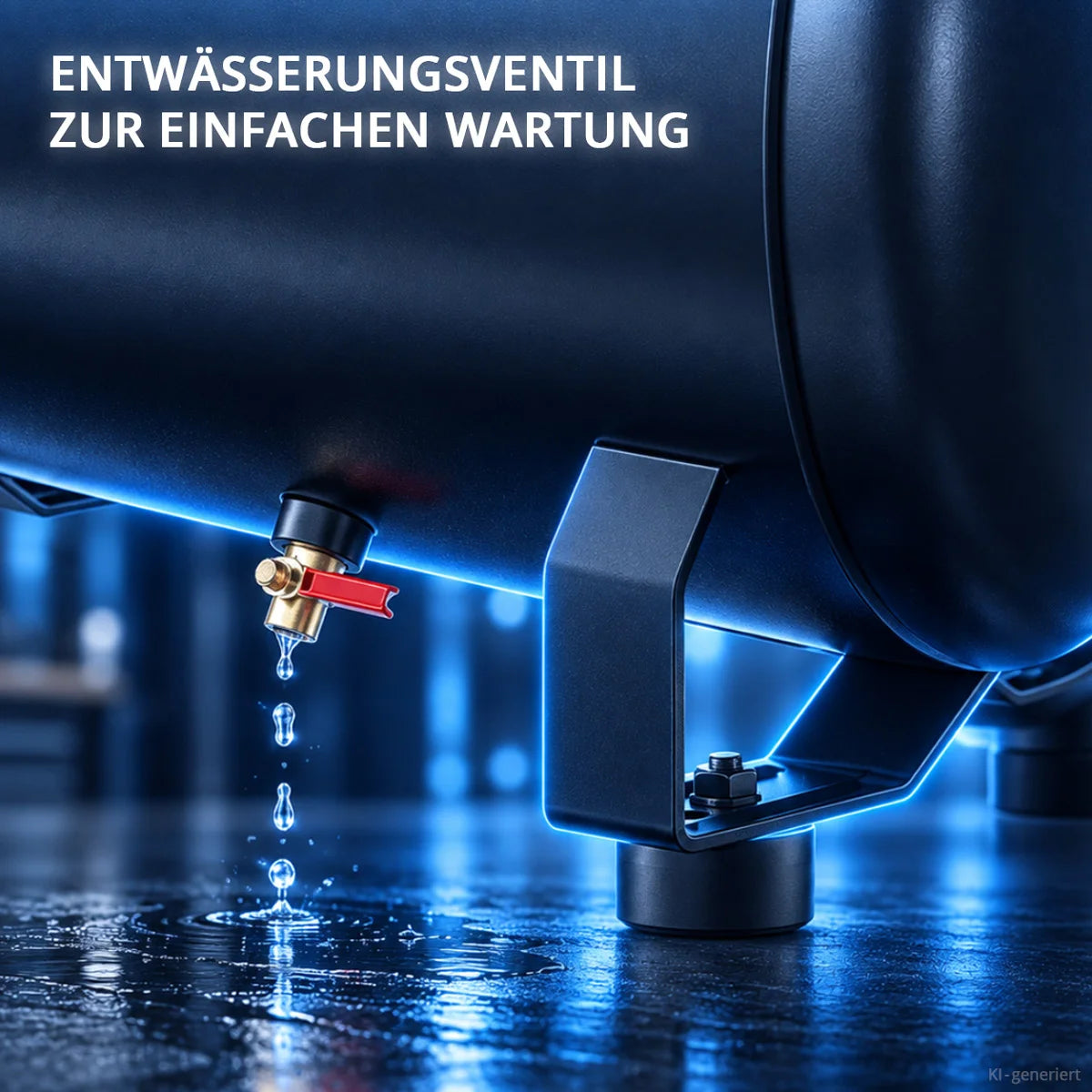STAHLWERK Kompressor ST-610 Pro mit 10 bar | 3,94 PS | 2,9 kW | 500 l/min | 60 L Tank | Ölfreier Druckluft-Kompressor | Kolben-Kompressor | Silent-Kompressor | Flüster-Kompressor mit Brushless-Motor | 230 Volt
