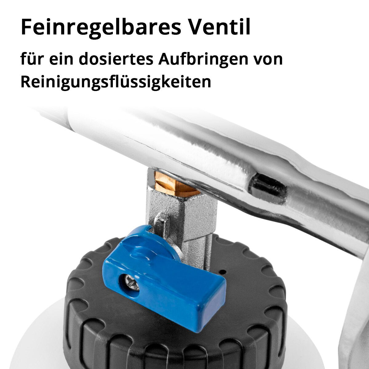 STAHLWERK Profi Druckluft-Reinigungspistole RP-90 ST im Set mit 1 Liter Universalreiniger, Detailing-Pinseln, Autoschwamm und Mikrofaser-Tüchern | Druckluft-Reiniger | Innenreiniger