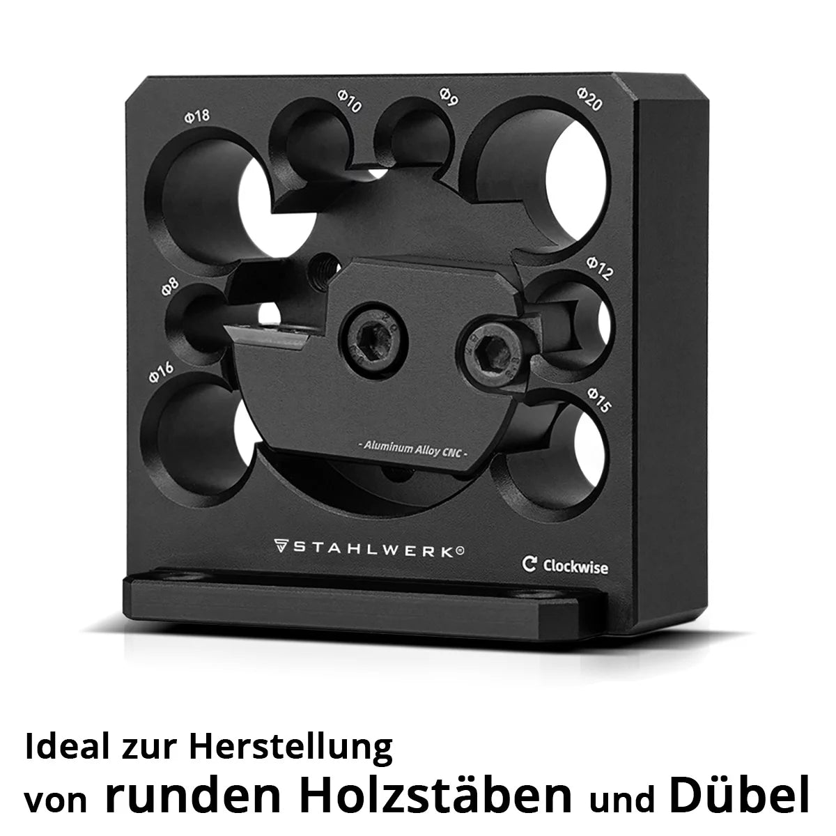 Stahlwerk dowel maker 8 | 9 | 10 | 12 | 15 | 16 | 18 | 20 mm round bar cutter | Dowel manufacturer | Round stick cutter | Dowel cutter | Precision device for wooden dowel and round rod production