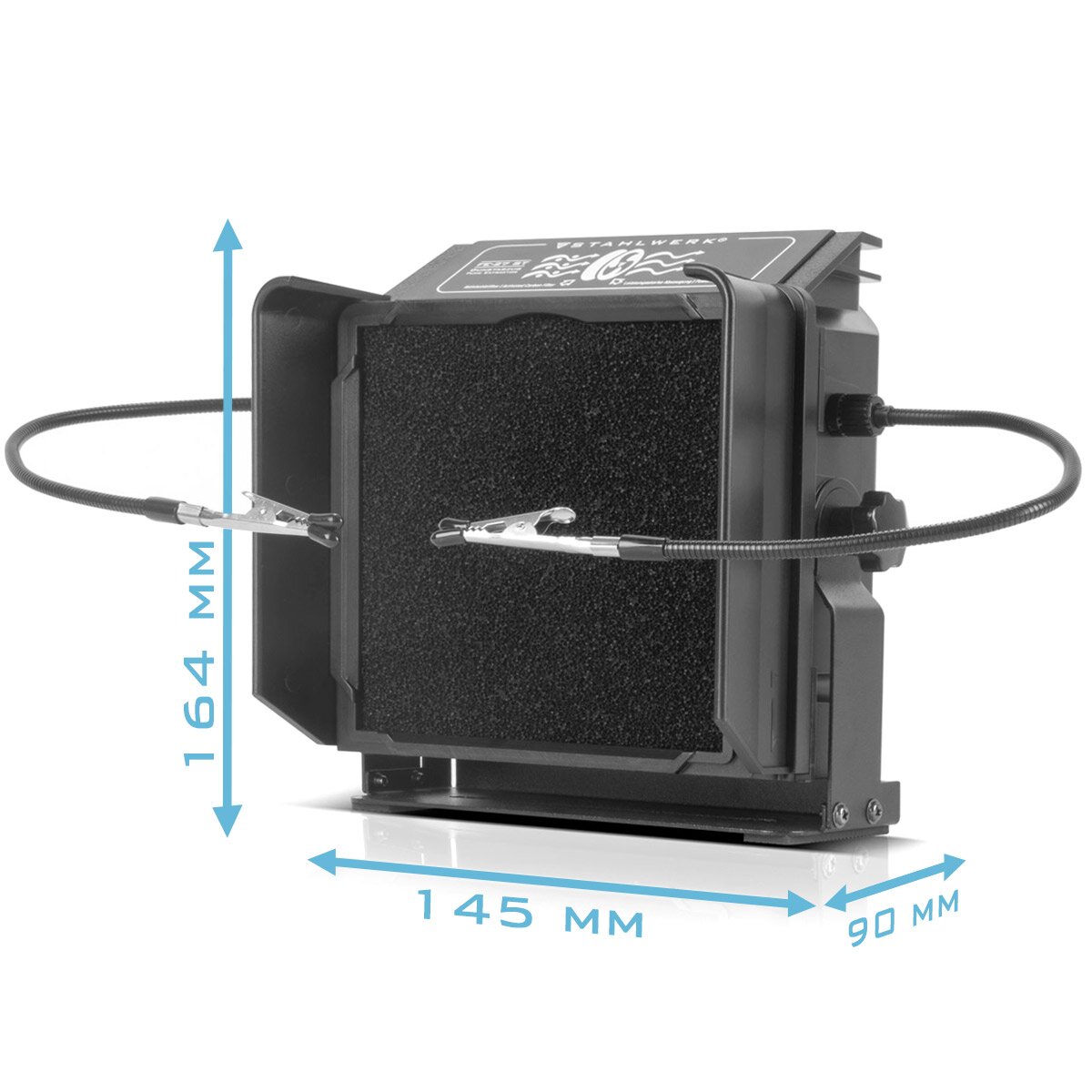 STAHLWERK Lötabsaugung FE-27 ST mit 2-fach-Filter Dunstabzug | Rauchabsaugung | Absauganlage | Rauchabsorber | Rauchabzug zur Absaugung und Filterung von Rauch, Gasen und Dämpfen