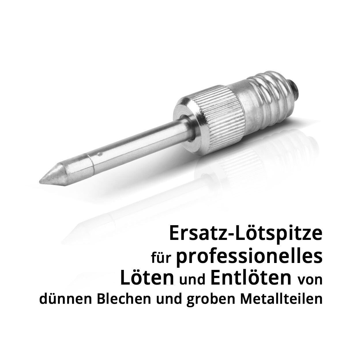 Steelworks Lehimleme İpucu | 4 mm çapında piston ucu, lehimleme demir için yedek lehimleme ucu | Lovens Cihazları | Hat İstasyonları | Lehimleme tabancaları