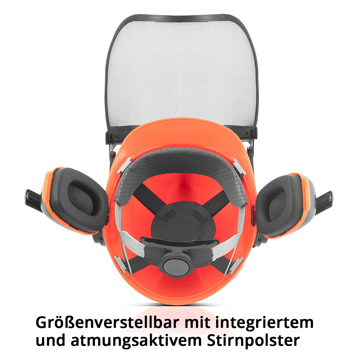 Steelworks FH-100 ST FORSTHELM con visiera e protezione dell'udito IN397 EN352 EN1731 Helmet Protection | Casco di sicurezza | Protezione della testa | Casco da lavoro con protezione del viso | PSA per industria agricola, forestale e costruttiva