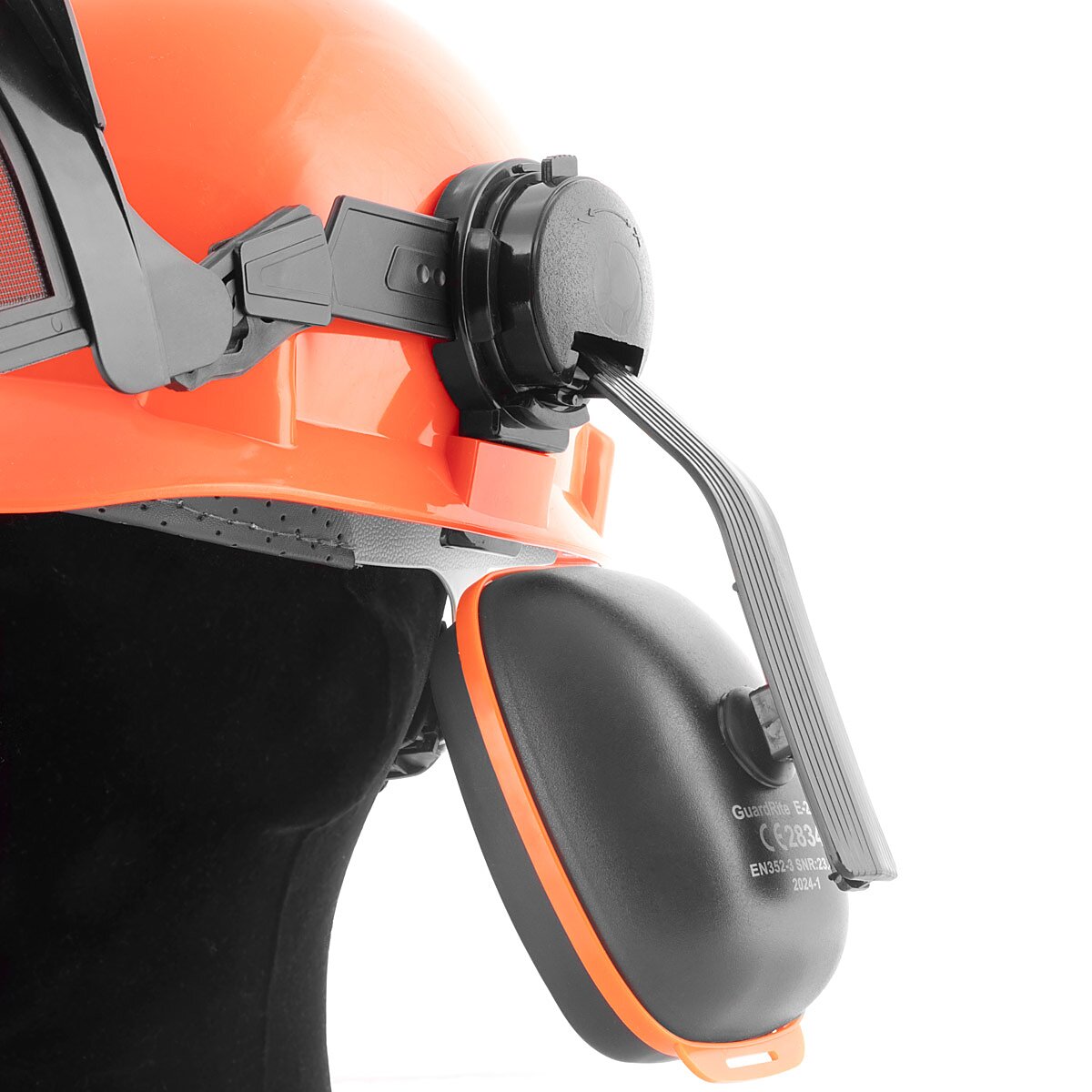 Steelworks FH-100 ST FORSTHELM con visiera e protezione dell'udito IN397 EN352 EN1731 Helmet Protection | Casco di sicurezza | Protezione della testa | Casco da lavoro con protezione del viso | PSA per industria agricola, forestale e costruttiva