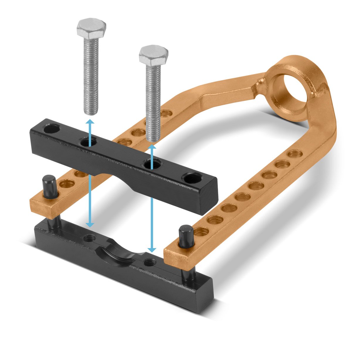 Puller de eje de articulación de acero | Separador de eje de transmisión | Extractor de unión del eje de transmisión | Herramienta de separación universal para todos los tipos de vehículos comunes