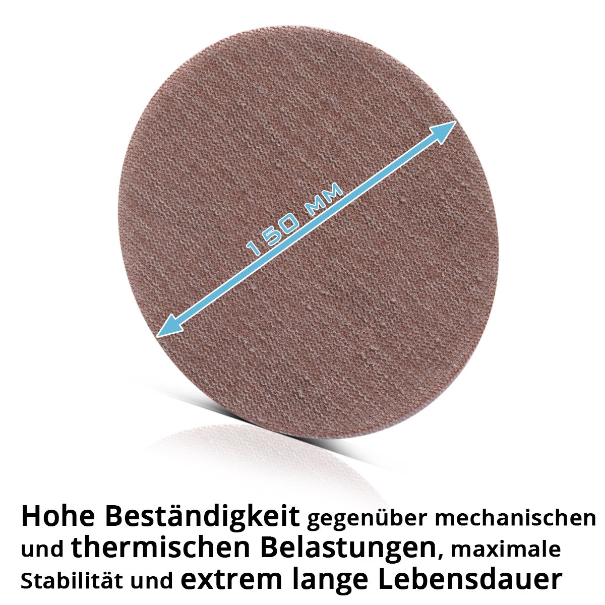 STAHLWERK Gitternetz-Klett-Schleifscheiben 14er Set P60 | P80 | P100 | P120 | P180 | P240 | P320 Körnung mit 150 mm Ø Profi-Schleifpads | Schleifgitter | Schleifmittel | Zubehör für Schleifgeräte