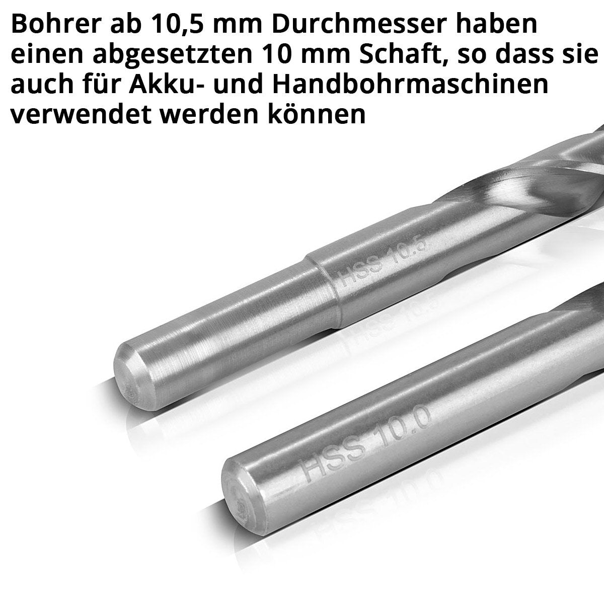 Steelworks HSS Foret en spirale en bois 25 Set 1-13 mm DIN 338 Force en bois | Foret HSS | Bohrer Set | Ensemble de forage avec des bords aiguisés et une pointe de centrage pour des trous précis