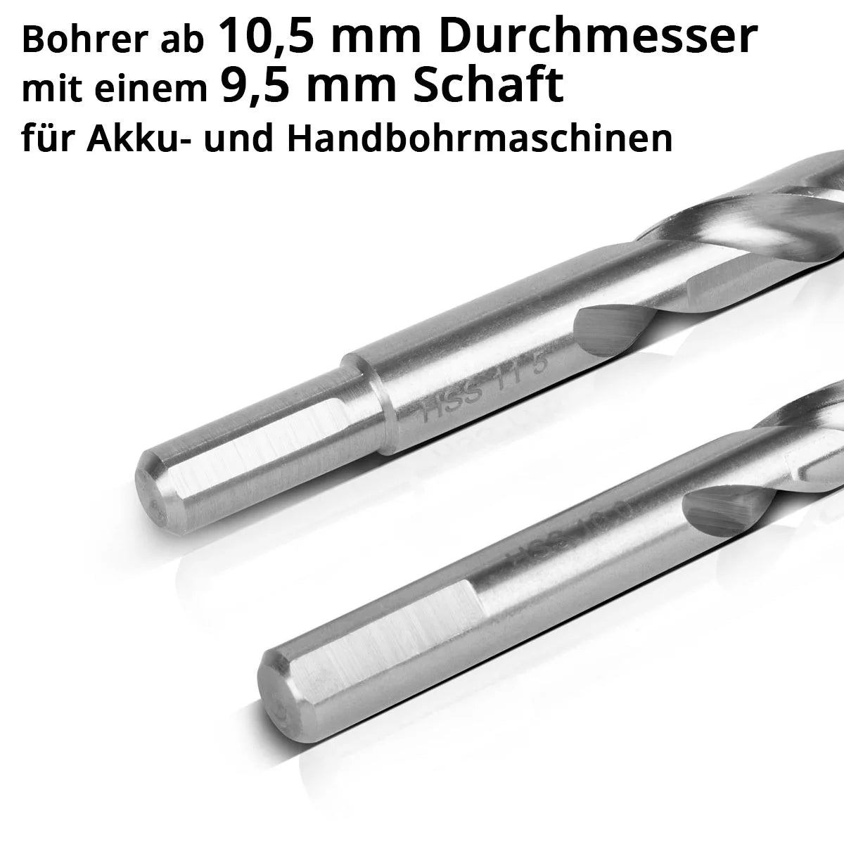 HIGHFIRE 25-teiliges Spiralbohrer-Set - HSS Metallbohrer Von 1-10 Mm In Aufbewahrungskoffer