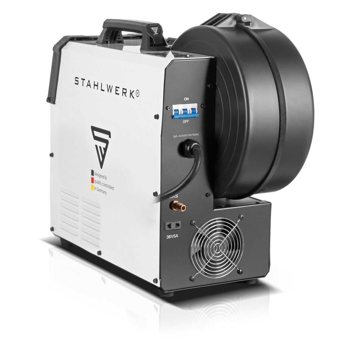 STAHLWERK Schweißgerät MIG 270 Puls Pro Vollausstattung | 4-in-1 Schutzgas-Schweißgerät mit Pulsfunktion | Inverter mit 270 A, Spot-Funktion, synergischem Drahtvorschub, 4-Rollen-Antrieb, FLUX, Lift TIG und MMA | ARC Funktion | Puls-Alu-Schweißfunktion