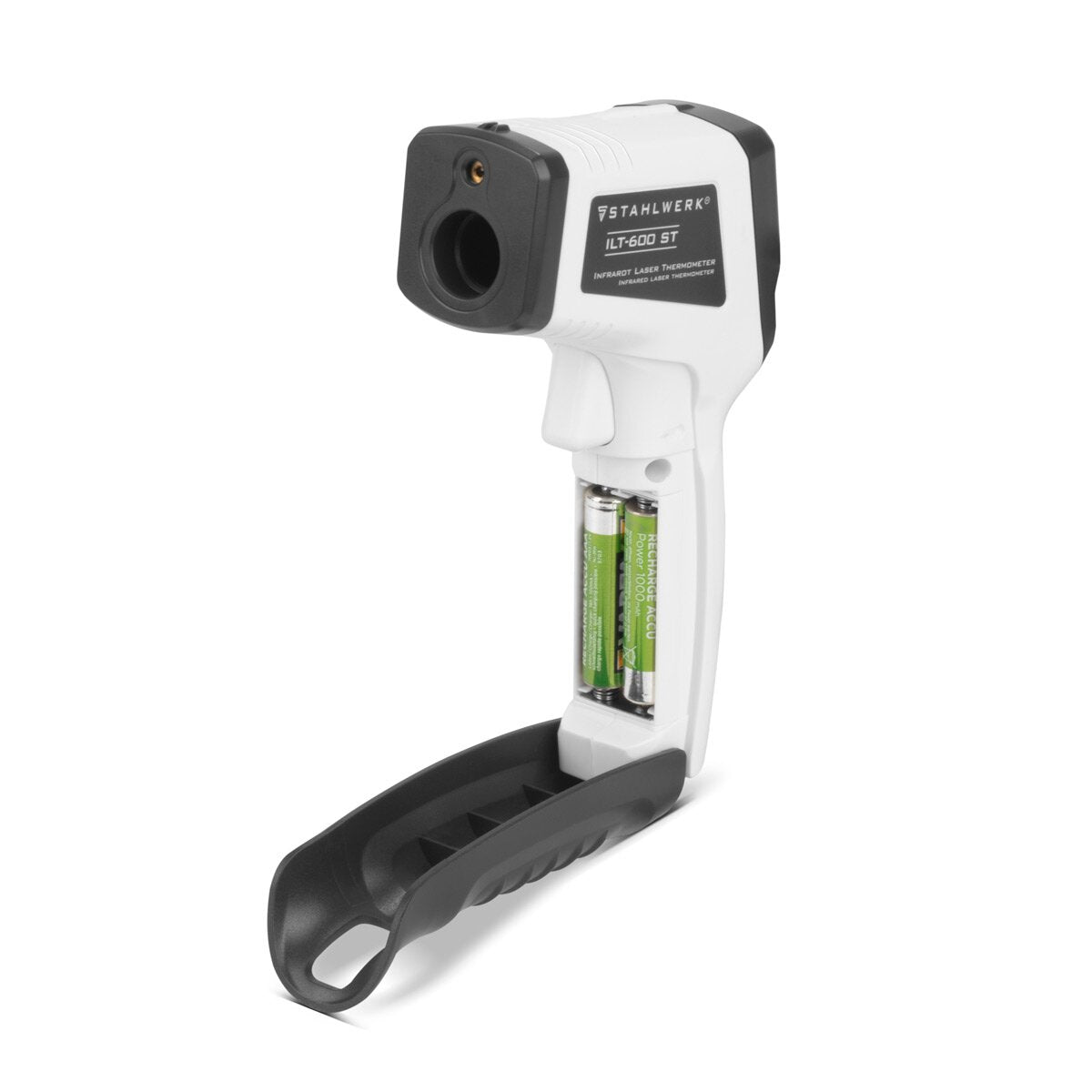 STAHLWERK Infrarot-Laser-Thermometer ILT-600 ST -50C° bis 600°C Digitales Infrarot-Thermometer | Pyrometer | Temperaturmessgerät | Strahlungsthermometer | Digital-Thermometer für kontaktlose Messungen