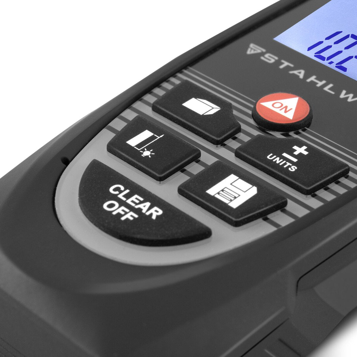 Laser en acier couteau à déménagement L-80 ST jusqu'à 80 mmètres de distance avec dispositif de mesure numérique, distance et distance de distance à distance pour les distances et la teneur en espace sur les sites de construction ou à l'intérieur