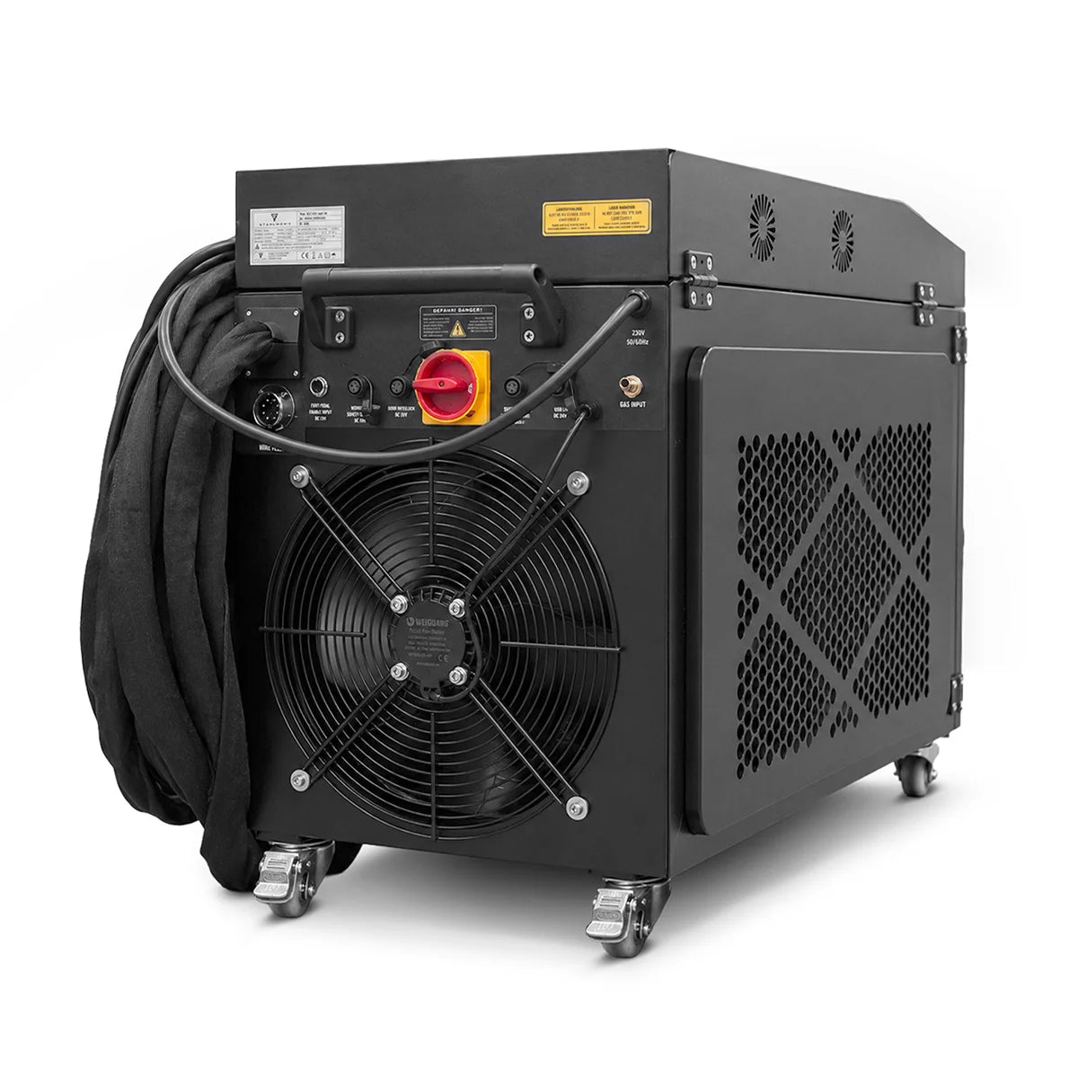 STAHLWERK Laser-Schweißgerät WCD 1500 Laser Pro mit 1500 W | 3-in-1-Laser-Schweißanlage zum Schweißen, Schneiden und Reinigen | Handgeführtes Schweißsystem mit CW-Faserlaser | Laserklasse 4 | 230 V