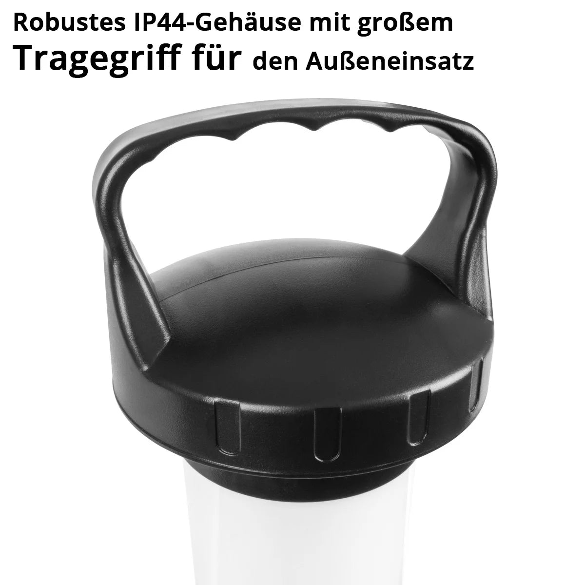 STAHLWERK 360° LED-Turm-Baustrahler TBS-100 ST | 100 Watt | 7.500 Lumen | 5.000 K Tageslichtfarbe | IP44 | Zusatzsteckdose 230 V | Robuste LED-Arbeitsleuchte