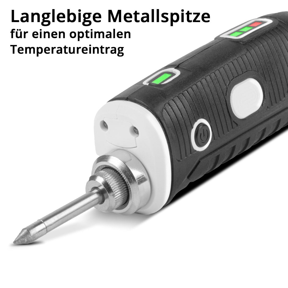 STAHLWERK Akku-Lötkolben BLK-8 ST mit 480°C Löttemperatur im Komplett-Set | USB-Lötstation | Lötgerät | Lötpistole mit Lötabsaugung, Lötkolbenreiniger und Lötpaste