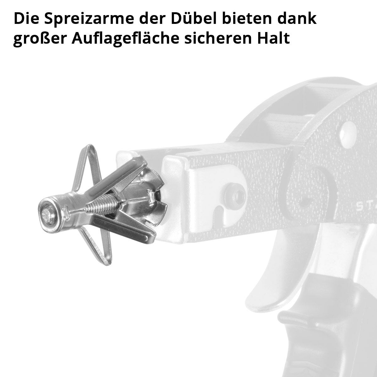 Steelworks Metal cavity dowel 141-piece set M4 x 32 | M4 x 38 | M4 x 46 | M5 x 37 | M5 x 52 | M5 x 65 | M6 x 37 | M6 x 52 | M6 x 65 metal dowels with pre-assembled screws for drywall work