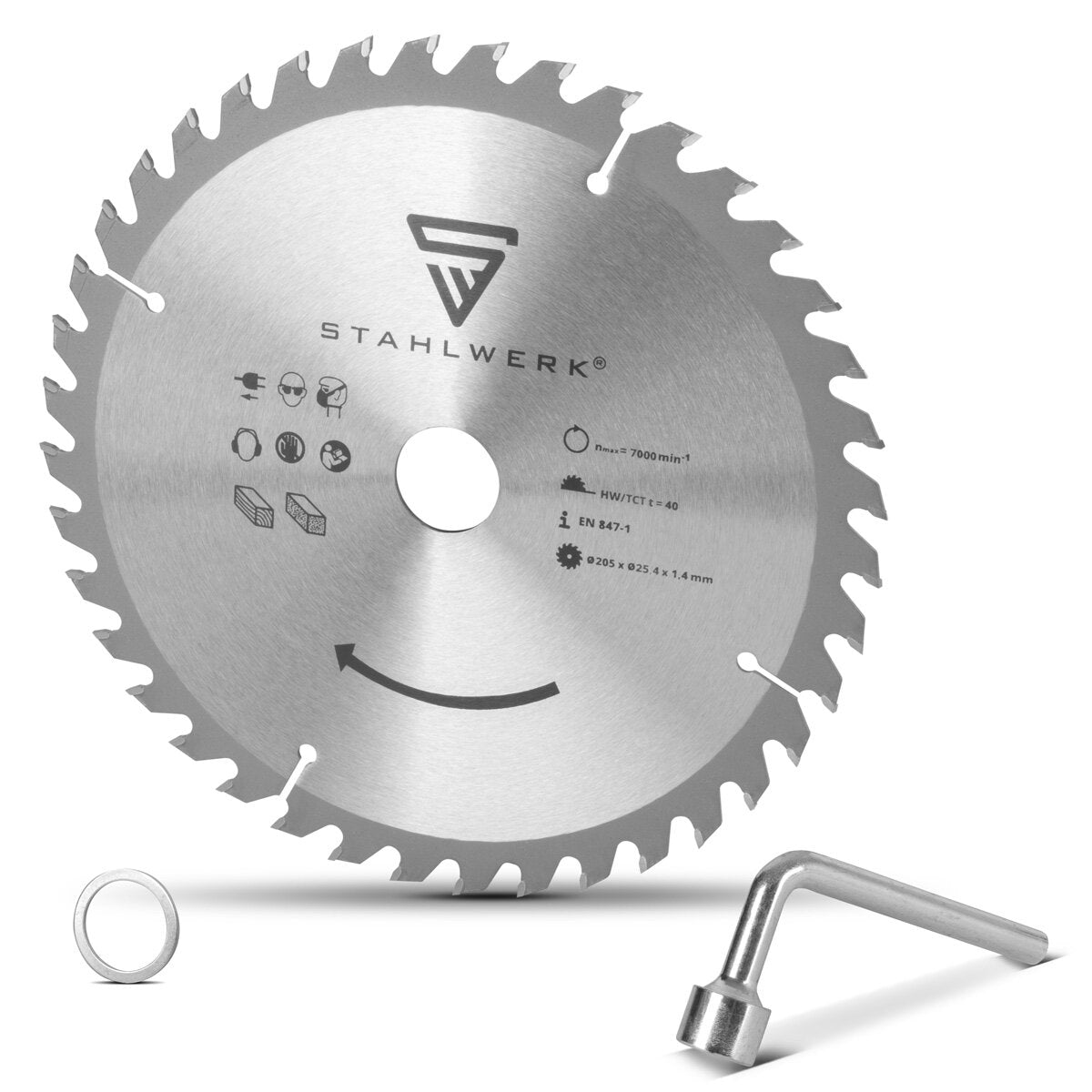 Stahlwerk Metal separate saw MT-205 ST Capp saw | Mirscape saw | Metal saw with 1,200 W and 5,000 rpm for professional cutting steel, NE-metals, iron and cast profiles