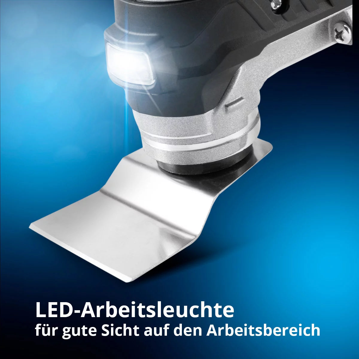 STAHLWERK Oszillierendes Akku Multifunktionswerkzeug OMTB-20 ST mit 900 Watt, 10.500-20.000 U/min und 20 V Akku-System, Deltaschleifer / Oszillationswerkzeug / Multicutter mit Brushless Technologie