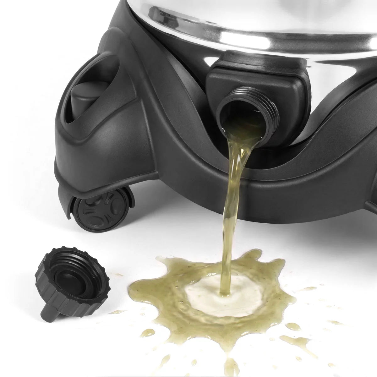 STAHLWERK wet and dry vacuum cleaner VCL-1600 ST | 1600 W industrial vacuum cleaner with 35 l stainless steel container | Blowing function and safety shutdown | Extensive accessory package | Robust workshop vacuum cleaner