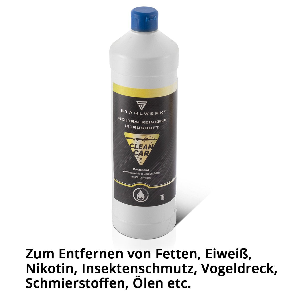 STAHLWERK Universalreiniger-Konzentrat mit Citrus-Duft 1 Liter Flasche kraftvoller Reiniger | Reinigungsmittel | Schaumreiniger | Allzweckreiniger | Reinigungs-Konzentrat | Neutralreiniger für Reinigungspistolen