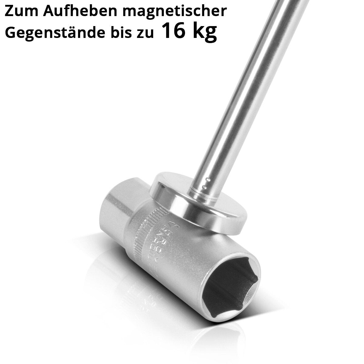 STAHLWERK Teleskop Pick-up Tool 2er Set | Teleskopmagnet | Magnetstab | teleskopischer Magnetheber | praktischer Werkstattmagnet zum mühelosen Aufheben magnetischer Kleinteile, Schrauben und Muttern