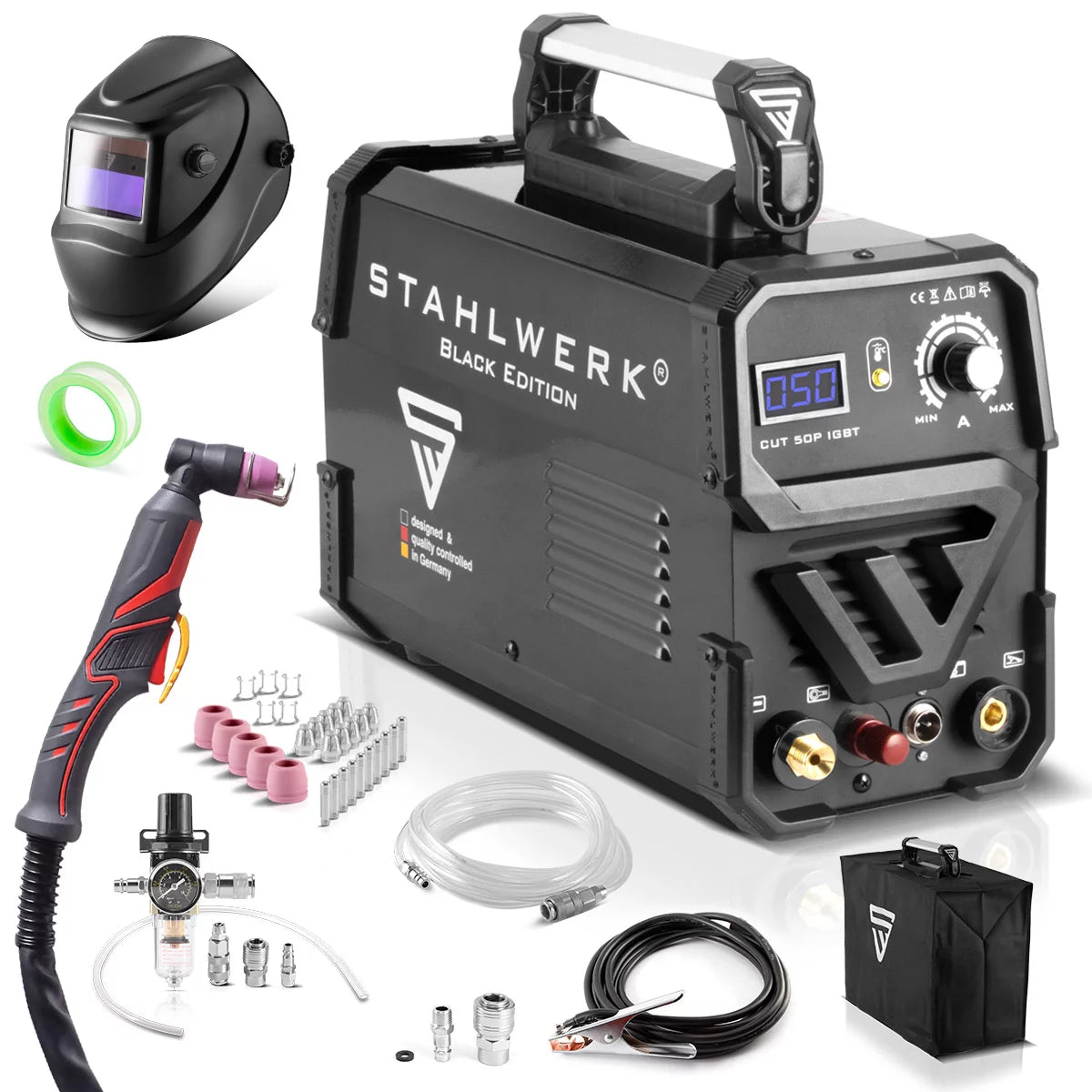 Steelworks plasma cutter cut 50 p igbt full equipment / plasma cutting device 50 A with funding up to 14 mm cutting performance