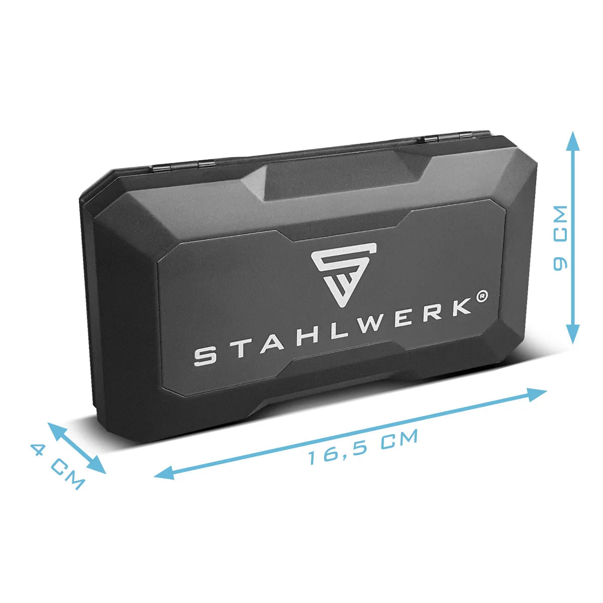 STAHLWERK Ratschen-Schraubendreher-Set | 42-teiliger Bit- und Steckschlüsselsatz mit Umschaltknarre aus Chrom-Vanadium| Ratschenschlüssel | Schraubenzieher-Set inklusive Transportbox