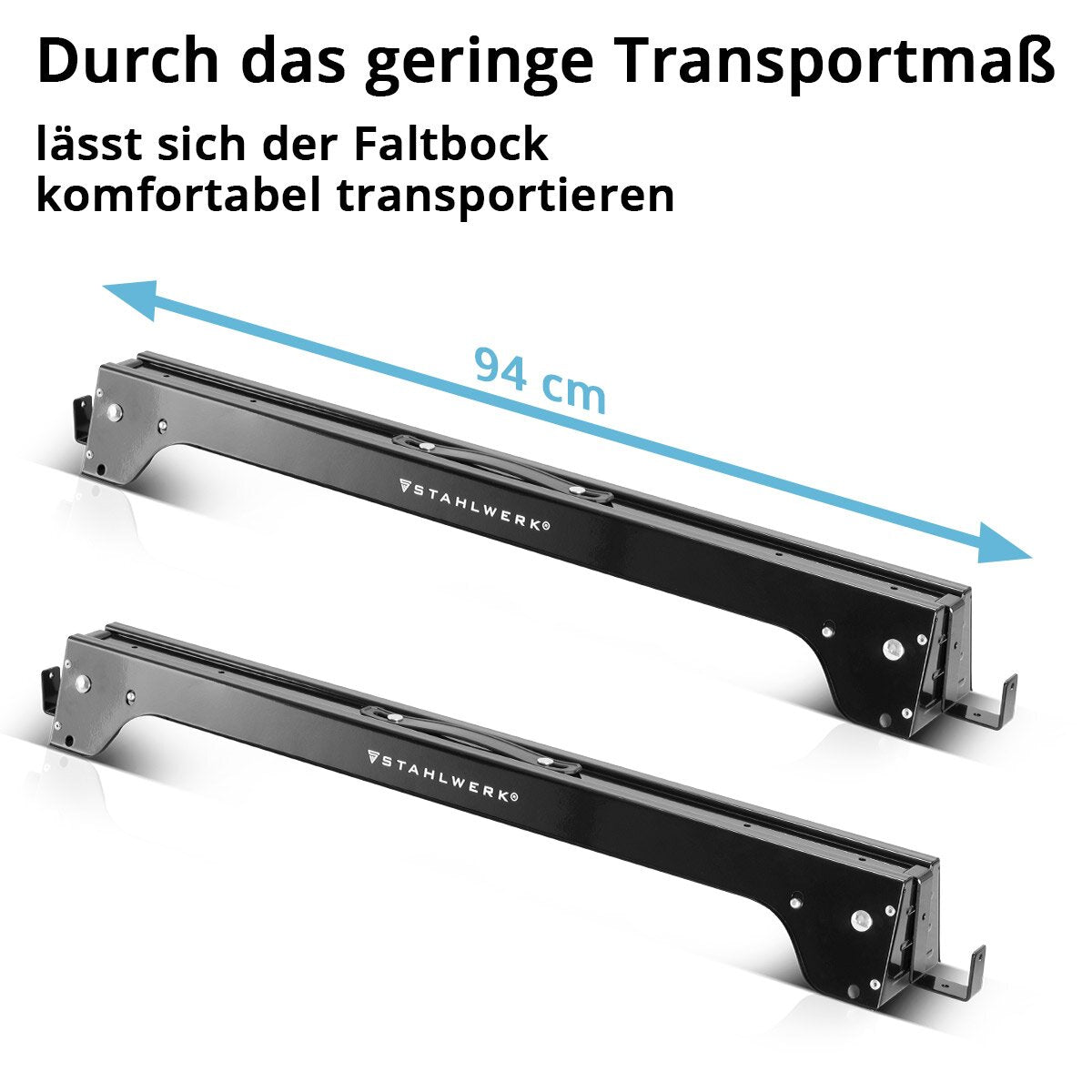 Sägebock 2er Set 500 kg Universal Arbeitsbock Klappbock Gerüstbock