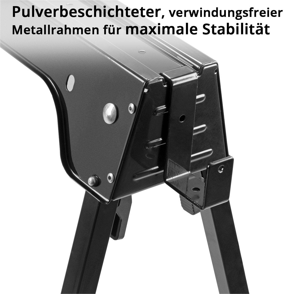 Sägebock 2er Set 500 kg Universal Arbeitsbock Klappbock Gerüstbock