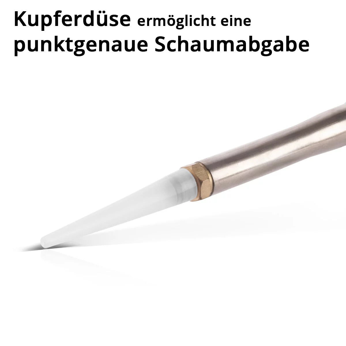 STAHLWERK Schaumpistole für PU Schaum | Bauschaumpistole aus Aluminium | Schaumspritzpistole geeignet für alle gängigen Schaumkartuschen | Dosierpistole zum Abdichten und Isolieren