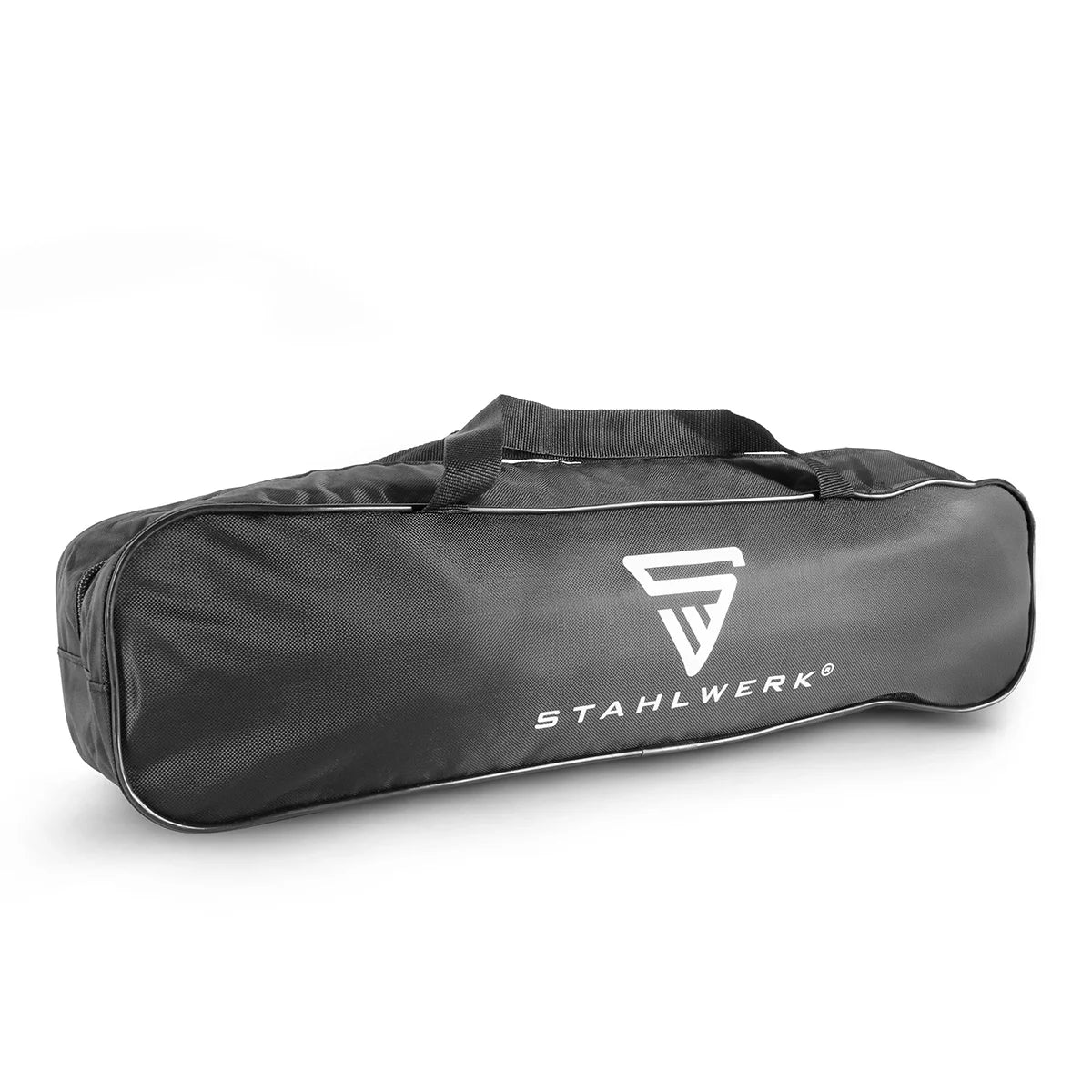 STAHLWERK SWH-2 ST Wagenheber | Scherenwagenheber | 2 Tonnen Hubkraft | Teleskop-Radmutterschlüssel mit Stecknuss 17, 19 mm | Transporttasche | Kompaktes Wagenheber-Set für Reifenwechsel & Werkstatt