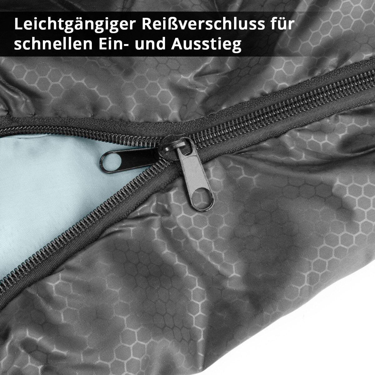 STAHLWERK Schlafsack SB-400 ST bis -15°C 4 Jahreszeiten Outdoorschlafsack | Campingschlafsack | Mumienschlafsack | Reiseschlafsack | Sommer- und Winterschlafsack