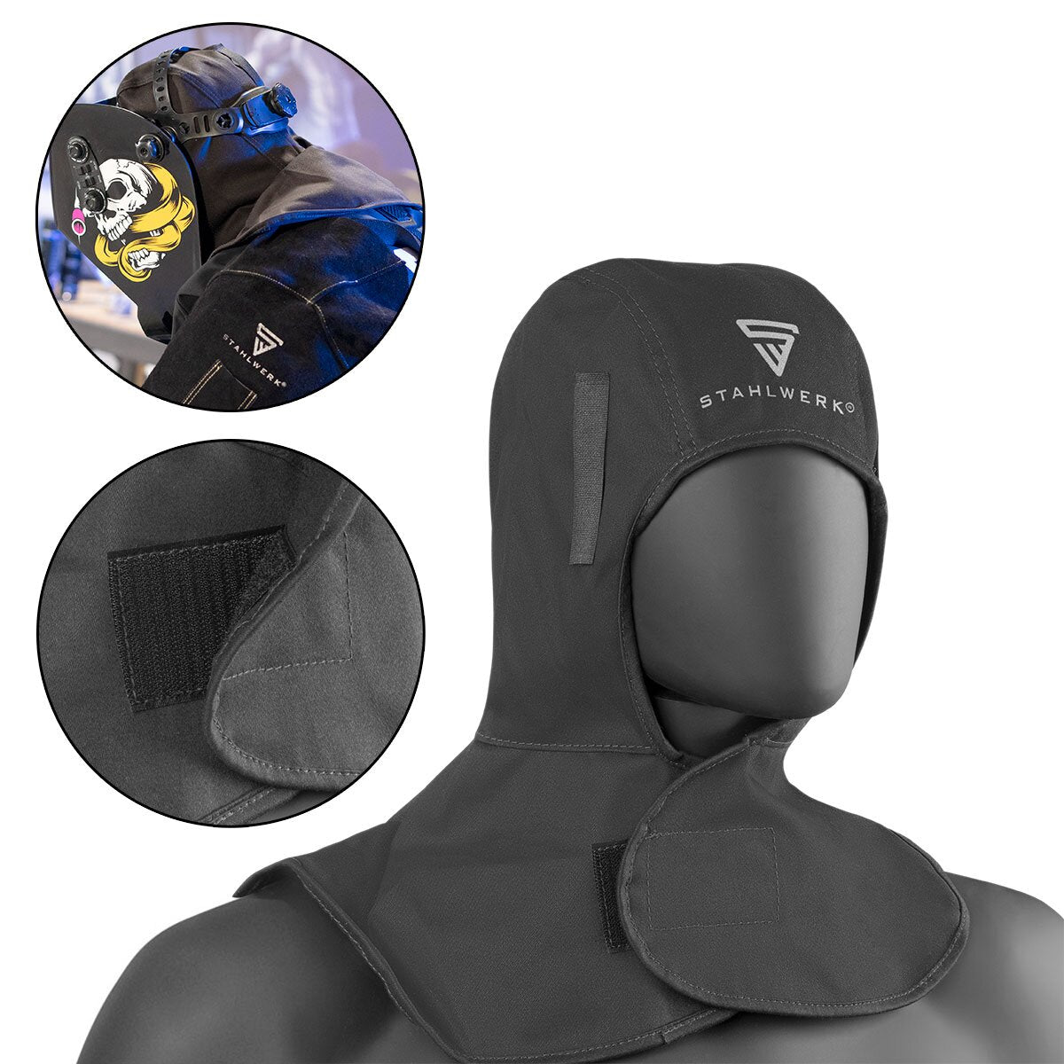 Hood di saldatura in acciaio | Cappello di saldatura | Casco di saldatura | Cappo di saldatura | Maschera saldatore | Fiamma -I vestiti per la protezione della saldatura per la saldatura per la saldatura e il taglio del plasma