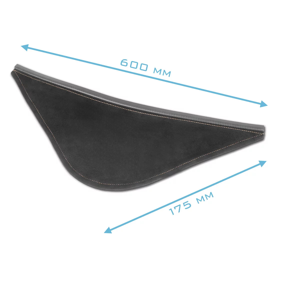 STAHLWERK Leder Hals- und Brustschutz für Schweißhelme | Universell nutzbarer Spritzer-, Funken- und UV-Schutz | Einfache Montage | Hochwertige Verarbeitung | Clip/Press-Fit