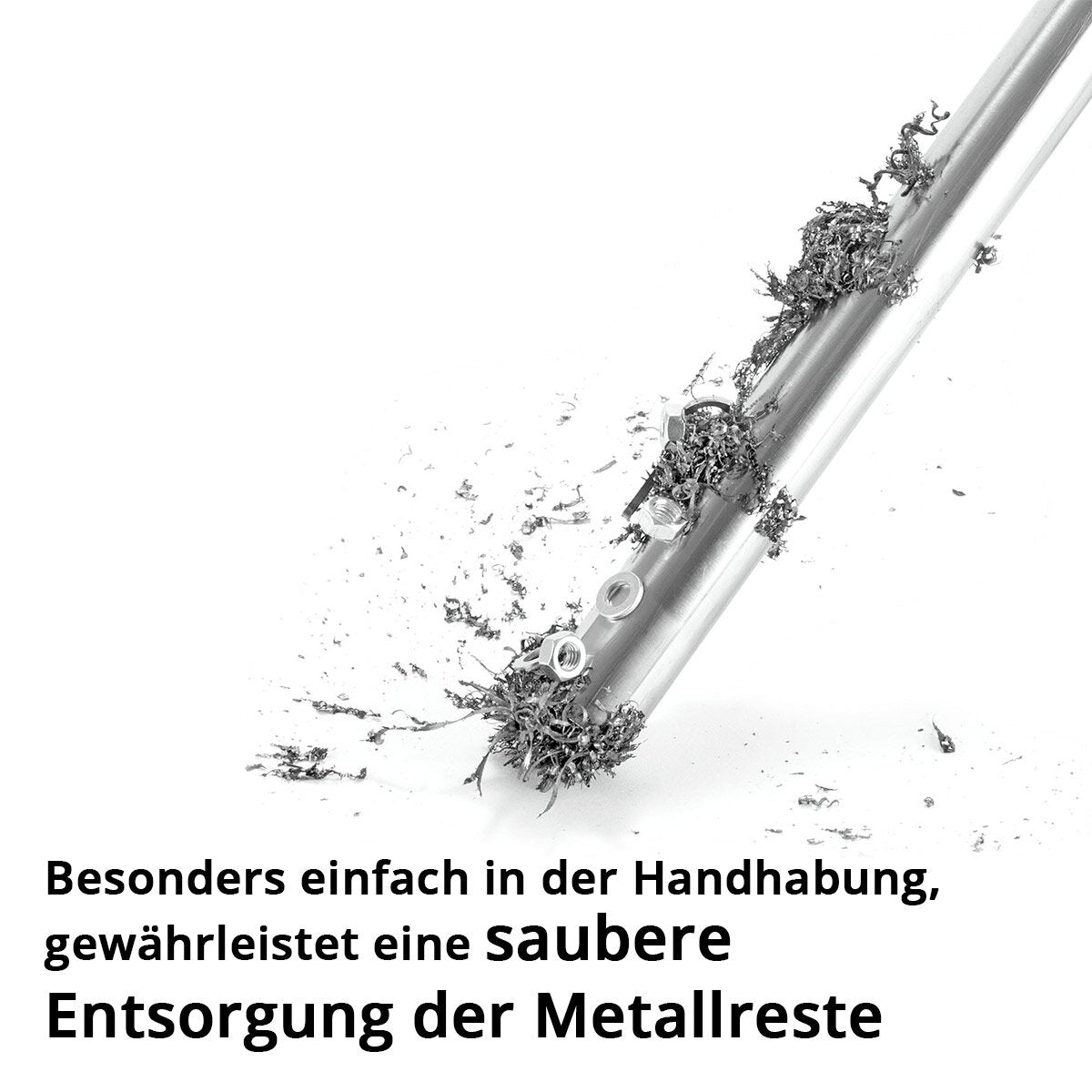 STAHLWERK Magnetischer Spänesammler MSP-410 ST Magnetsammler / Späneentferner / Magnetheber / Magnetstab zur Aufnahme magnetischer Metallspäne und Kleinteile