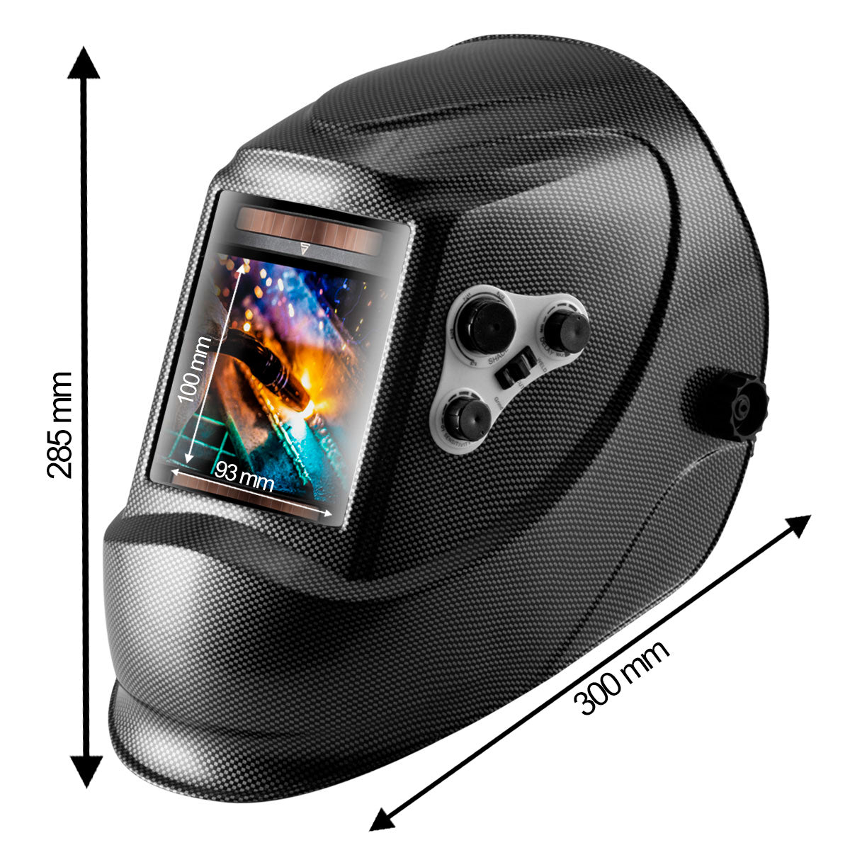 Stahlwerk ST-950-XC full automatic real color welding helmet with 3 in 1 function carbon optics