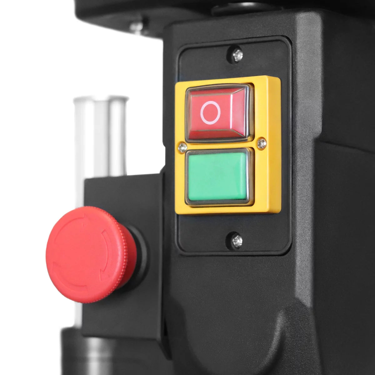 STAHLWERK BD-1500 ST Säulenbohrmaschine | Leistungsstarke Standbohrmaschine 1500 Watt für Heimwerker und Metallbau | Bohrdurchmesser Ø 20 mm | 150 - 2.450 U/min | Robuster Bohrtisch und Metallfuss