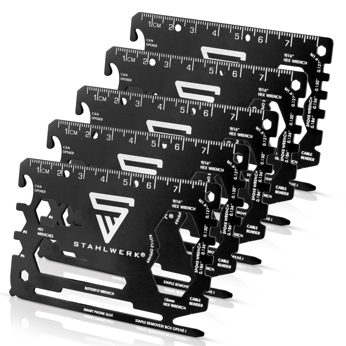 Steelwork ToolCard 18 in 1 multifunctional tool in card size 5 Set