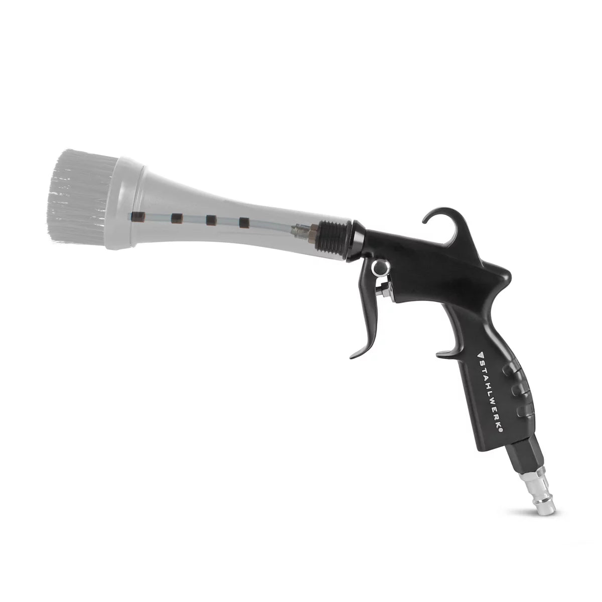 STAHLWERK Trockenreinigungspistole RP-24 ST | Druckluft-Reinigungspistole | Tornado-Effekt | Polsterreiniger | Kfz-Ausblaspistole zur Oberflächenreinigung