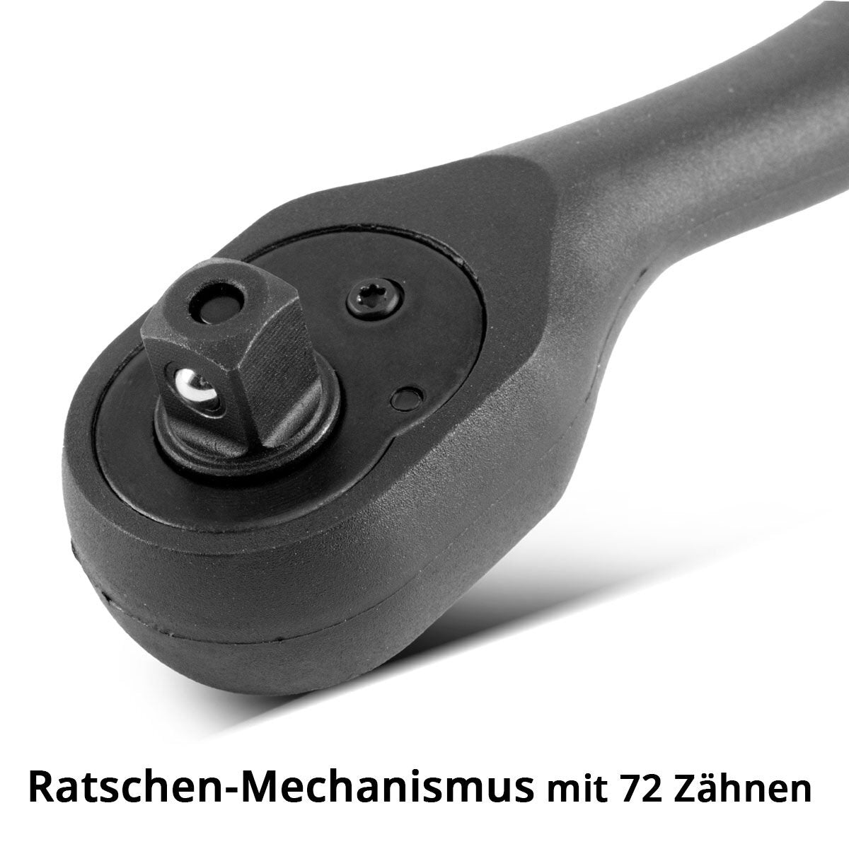 STAHLWERK Umschaltknarren 3er Set 3/8 | 1/4 | 1/2 Zoll Profi-Ratsche | Knarre | Ratschenschlüssel mit 72 Zähnen aus Chrom-Vanadium mit Werkzeugaufnahme aus Chrom-Molybdän und Schnellentriegelung