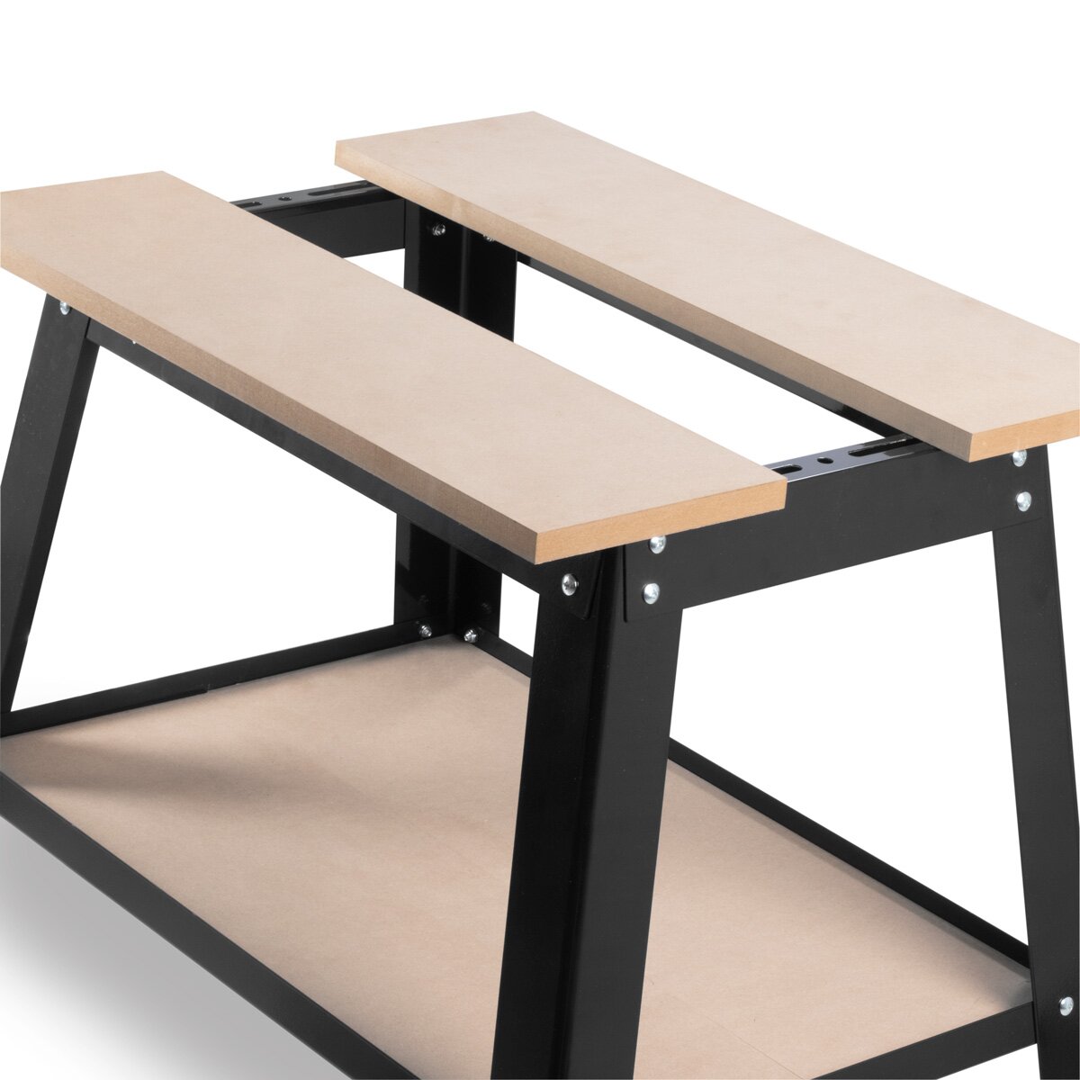 STAHLWERK Universal-Maschinenständer UM-10 ST mit 225 kg Tragkraft 82 x 58 x 82 cm verstellbarer Maschinentisch | Maschinenuntergestell | Werktisch | Werkbank | Werkstatttisch