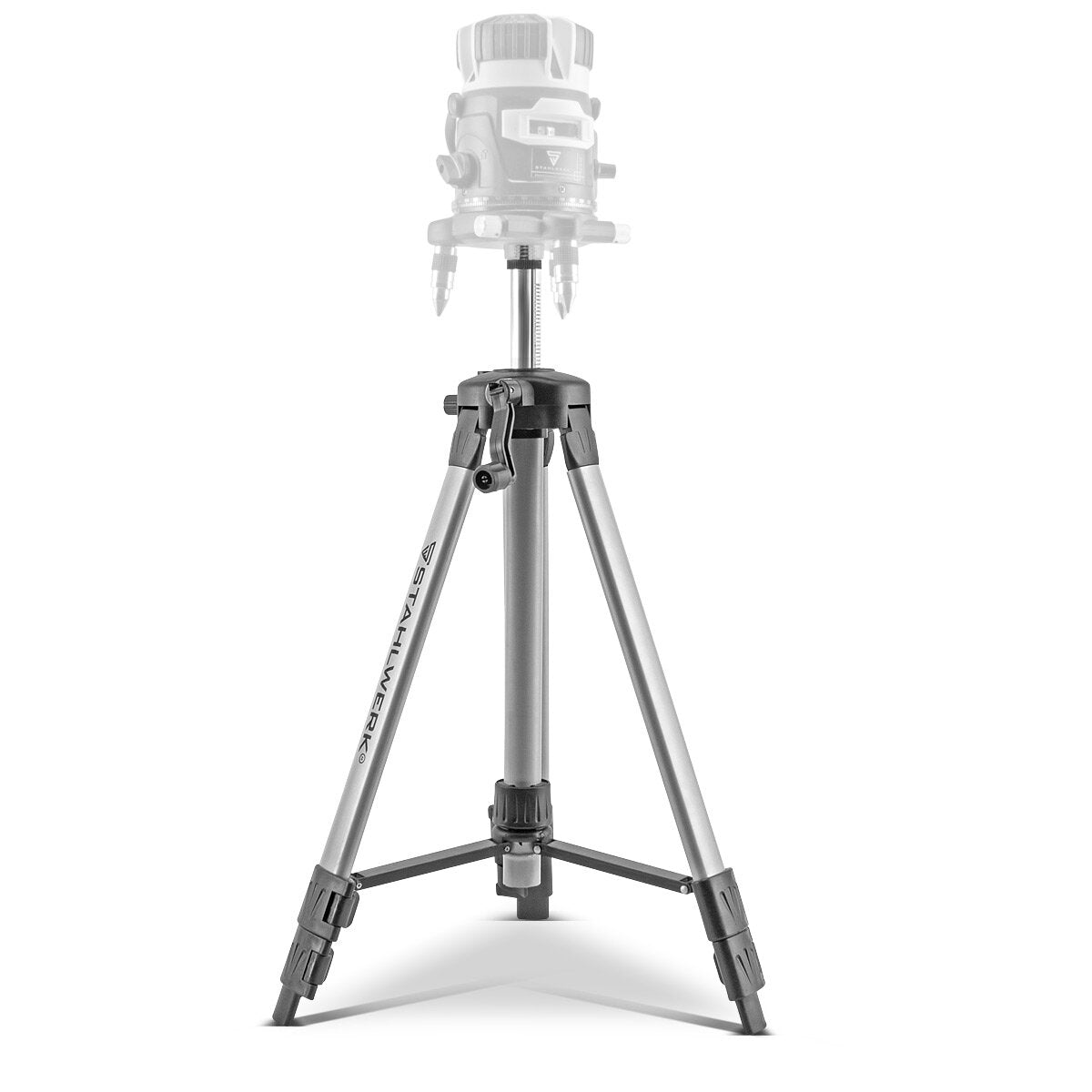 Steelworks Çelik Mill için Evrensel Tripod Kreuzlinlaser KL-5 ST Teleskopi Tripod / Tripod / Üç Ayakkar Tripod, uzatılabilir 280 mm merkezi sütun, krank ve tesviye kütüphanesine sahip