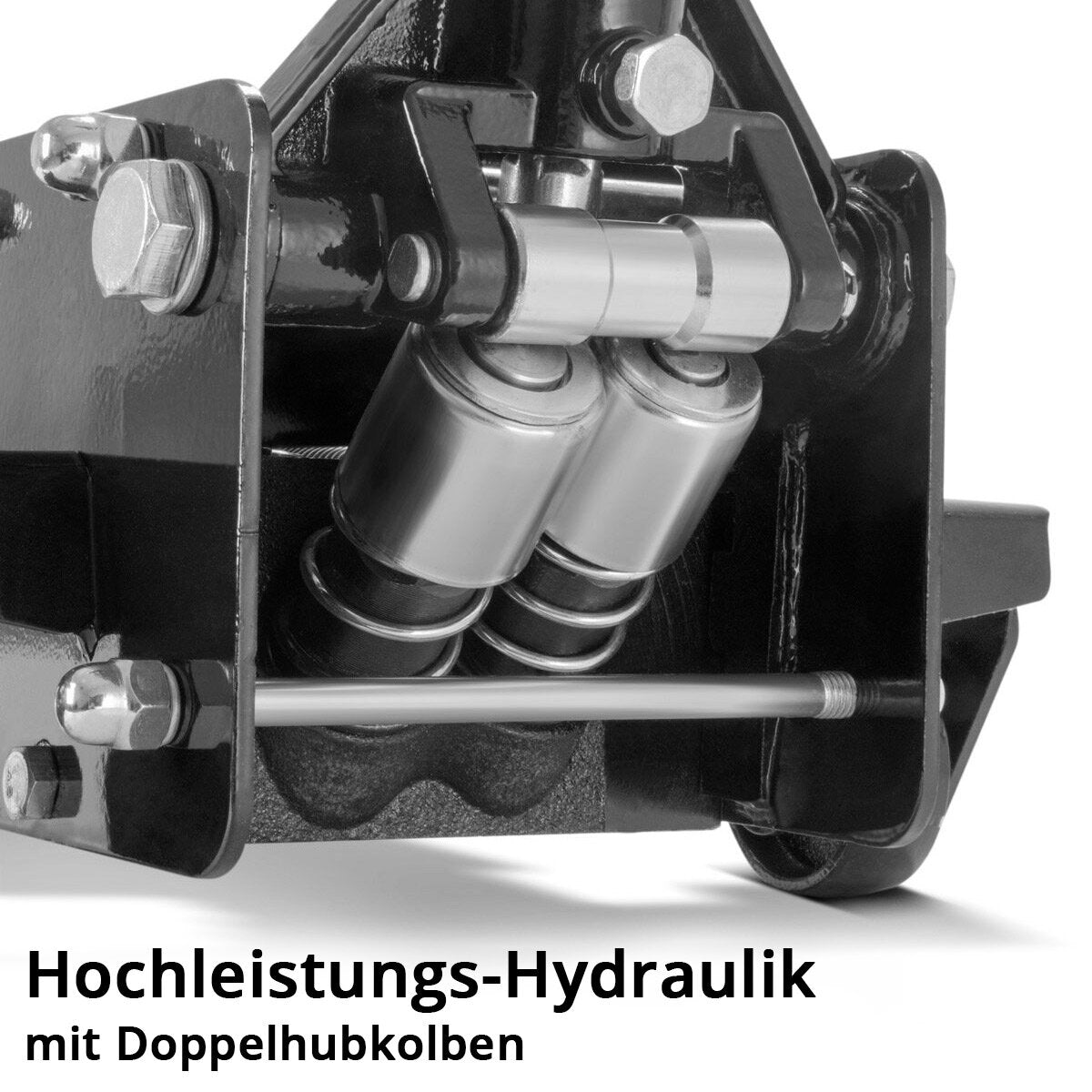 STAHLWERK Wagenheber WHF-75 ST mit 3 t Tragkraft, Doppelhubkolben und 75-500 mm Hubbereich extra flacher Rangierwagenheber | Hydraulik-Wagenheber | Autoheber für Kfz Reifenwechsel