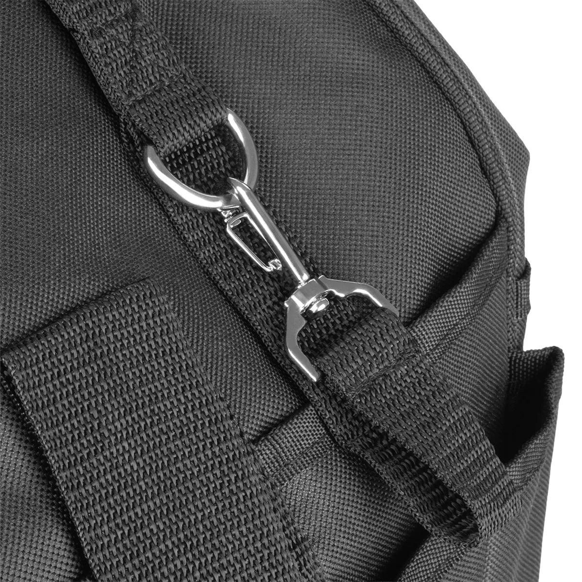 STAHLWERK Werkzeugtasche | 15 Aussen- und 6 Innenfächer | Weitöffnende Installateur-Tasche | Tragbarer Werkzeugkoffer | Montagetasche mit Doppelgriff und Gurt | Strapazierfähiges Polyester-Gewebe