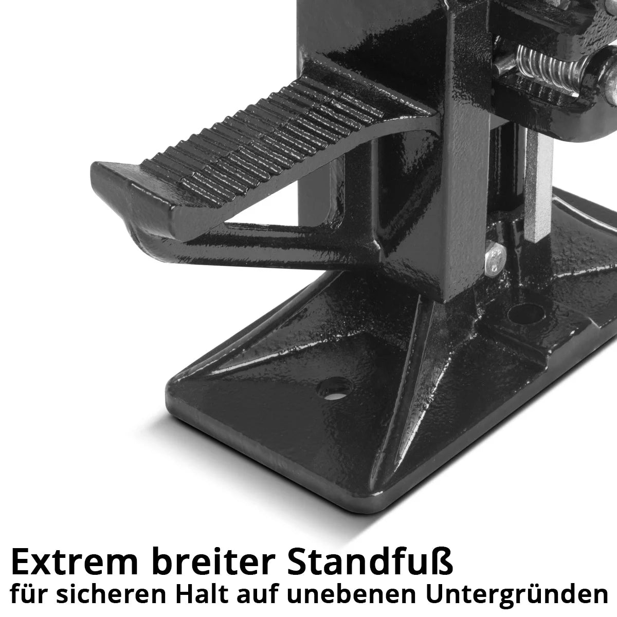 STAHLWERK Zahnstangenheber 33" mit 3 t Tragkraft und 13-64,5 cm Hubhöhe Farm-Jack | Schwerlast-Wagenheber | Zahnstangenwinde | Stockwinde | Offroad-Wagenheber | High-Lift-Jack | Allzweckheber