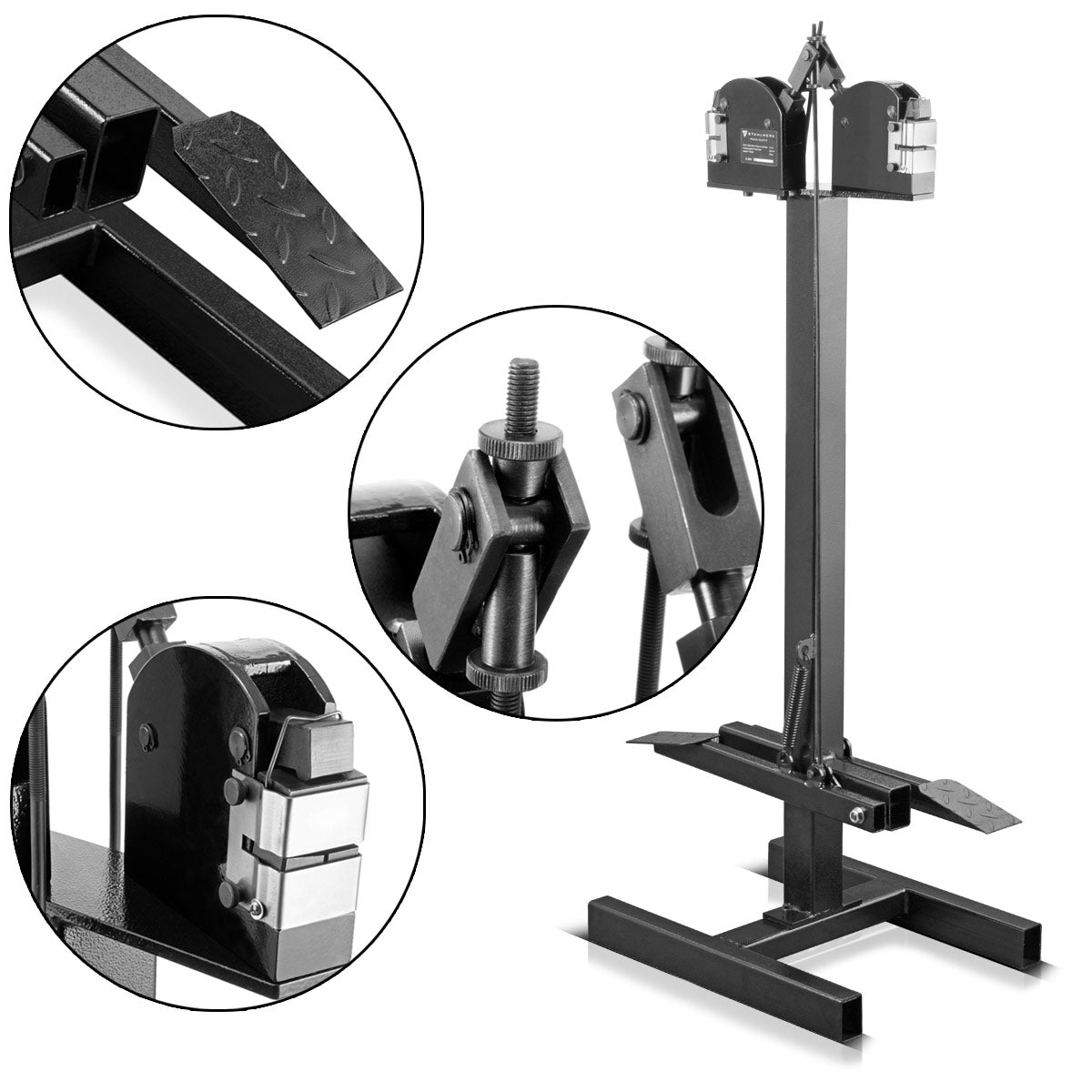 Stahlwerk SG-1479 ST computing and stretching device up to 1.2 mm tin thickness for bending, hustle and bustle or manufacture of metal profiles and components made of sheet metal