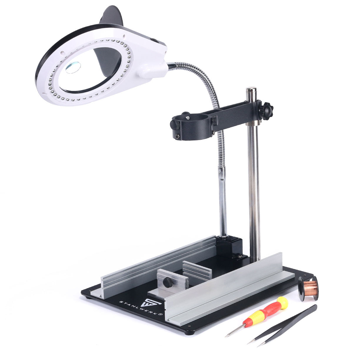 Steelwork DML 90-ST LED icon lamp with bracket for soldering iron and hot air pistons